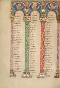 Pagina della tavola canonica da Unbekannt Unbekannt